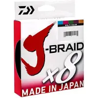 Daiwa J-Braid X8 Multicolor kuitusiima