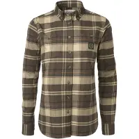 Chevalier Heron Flanellipaita Naisten, 42W, Soil Brown Checked