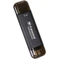 Transcend ESD310C SSD muistitikku USB-A ja USB-C 1TB