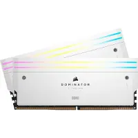 Corsair 32GB (2 x 16GB) Dominator Titanium, DDR5 6600MHz, CL32, 1.40V, valkoinen