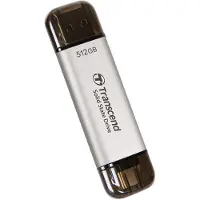 Transcend ESD310 USB-A ja USB-C ulkoinen SSD 512GB