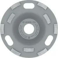 Bosch 2 608 601 763, Hiomakiekko, Tasainen keskiosa, Betoni, , 2,22 cm, 12,5 cm