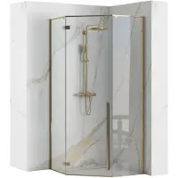 REA DIAMOND suihkukaappi 100x100 GOLD
