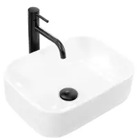 REA Demi Mini White -tasoinen pesuallas