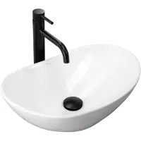 REA Royal Mini Countertop pesuallas, valkoinen