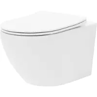 REA Carlo Flat Mini seinälle ripustettava wc-istuin