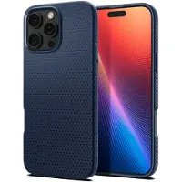 Spigen Liquid Air, kansi, Apple, iPhone 16 Pro, 16 cm (6,3"), tummansininen