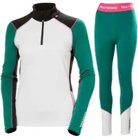 Helly Hansen Lifa Merino Midweight Pant, nainen, vihreä