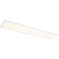 QAZQA Upotettava LED-paneeli valkoinen suorakulmainen sis. LED 3000K - 6500K Dip-kytkimellä - Seagal