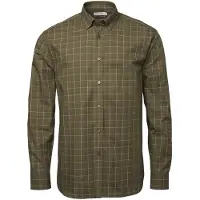 Chevalier Belmont Regular Fit Shirt Men Forest Green Tattersall S