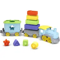 Green Toys - Stack and Sort Train 12 pcs.