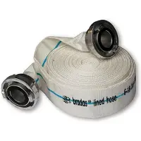 Bradas SUPERLINE litteä letku pistokkeella - Tyyppi C, 2", 10bar, 20m