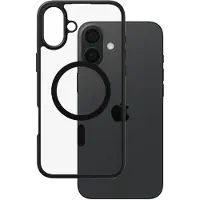 PanzerGlass CARE by Urban Combat MagSafe-yhteensopiva -suojakotelo, Apple iPhone 16 Plus, kirkas / musta