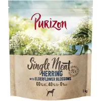 Purizon 2x12kg Single Meat Adult silli & seljankukka koiran kuivaruoka