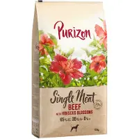 Purizon 12kg Single Meat nauta & hibiskuksenkukka koiran kuivaruoka