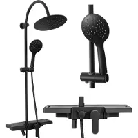 REA Vigo SHOWER Set Musta