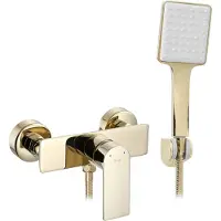 REA URBAN Gold suihkuhana kuulokkeella