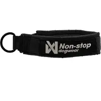 Non-Stop Dogwear Solid collar WD, unisex, black, 49, single
