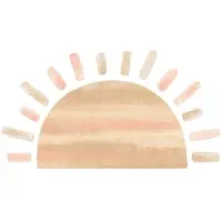 Pastelowe Love seinätarrat vaaleanpunainen aurinko