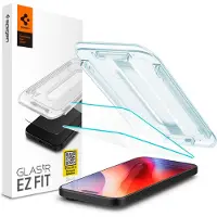 Spigen Glass TR EZ.Fit karkaistu näytönsuoja iPhone 16 Pro Max 2-pack 2-packiin