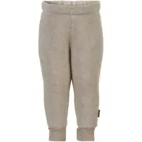 Mikk-Line Vauvan Fleecehousut Merinovilla, Melange Offwhite, 104