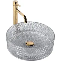 REA Jalustallinen pesuallas Cristal Light Grey