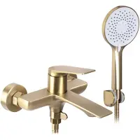 REA AVALON Brushed Gold -kylpyhana
