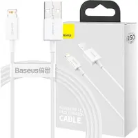 Baseus cable USB A to Lightning 2,4A Superior CALYS-B02 1,5 m white ()