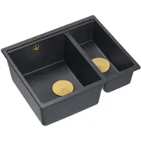 Quadron Logan 150 Black Metallic graniittiallas