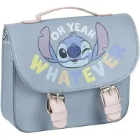 Disney Stitch Satchel Olkalaukku, Vaaleansininen
