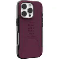 Uag Civilian Magsafe iPhone 16 Pro bordowy