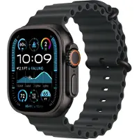 Apple Watch Ultra 2 GPS + Cellular 49 mm musta titaanikuori ja musta Ocean-ranneke