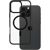PanzerGlass CARE by Urban Combat MagSafe-yhteensopiva -suojakotelo, Apple iPhone 16 Pro Max, kirkas / musta