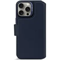 Decoded Leather Detachable Wallet Case w/MagSafe for iPhone 16 Pro Max - Navy