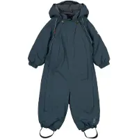 Mikk-Line Nylon Baby Suit - Solid - Navy - 80