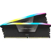 Corsair 96GB (2 x 48GB) Vengeance RGB, DDR5 6400MHz, CL32, 1.40V, musta/harmaa