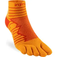 Injinji Men's Ultra Run Mini-Crew Desert Orange Urheilusukat S