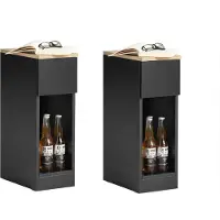 SoBuy Kapea yöpöytä laatikolla FBT111-SCHx2