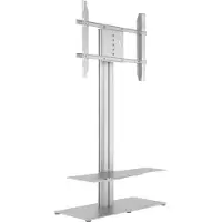 Multibrackets – MB PUBLIC DISPLAY STAND 145 HD SINGLE W. FLOORBASE SILVER (7350105210877)