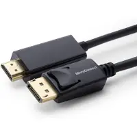 Microconnect DisplayPort – HDMI -kaapeli, 2 m, musta