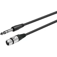 VivoLink XLR F to Stereo Jack 6.35mm, Cable 10 meter (W127062317)