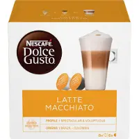 Dolce Gusto Kahvikapselit Latte Macchiato, 8+8 kpl.