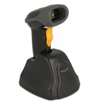 DeLOCK – 2.4 GHz Barcode Scanner 1D and 2D with charging station - 5 Languages (90518)