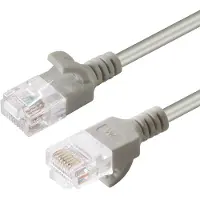 Microconnect Cat6a U/UTP RJ45 10m -verkkokaapeli, harmaa