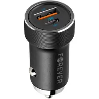 Forever CC-06 PD3.0 + QC3.0 autolaturi 1x USB-C 1 + USB A 20W