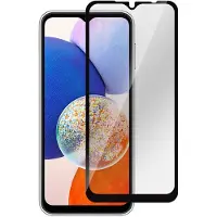 ESTUFF Samsung Galaxy A14 4G/A14 5G karkaistu lasi, täysi suojaus, titaanisuoja, ES504095