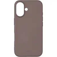 Onsala Collection Silikonipintainen MagSeries-suojakuori chocolate iPhone 16