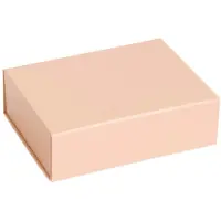 HAY Colour Storage XS laatikko kannella 16,5x22,5 cm Soft pink