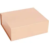 HAY Colour Storage M kannellinen laatikko 29,5x35 cm Soft pink