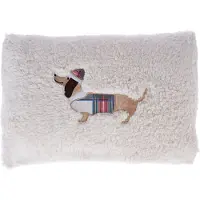 TIAKI Funny Winter Dog -tyyny 50x30cm koira